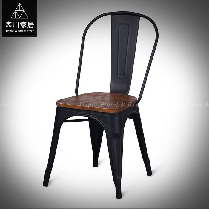 《森川家居》LRC-05RC08A-美式工業LOFT鐵藝TOLIX椅 餐廳咖啡民宿品東西/北歐簡約設計/IKEA復古