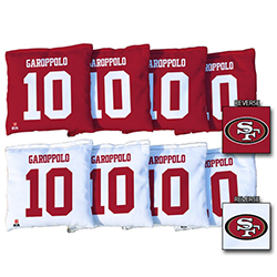 Jimmy Garoppolo 49ers 8-Pack Cornhole Bag Set