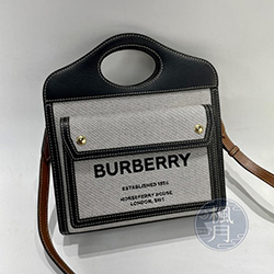 BURBERRY 拚色MINI POCKET