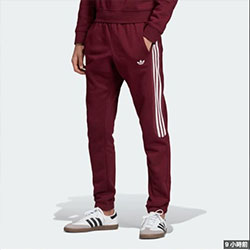 Adidas originals 酒紅長褲