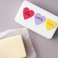 George & Viv Candy Hearts Bar Soap