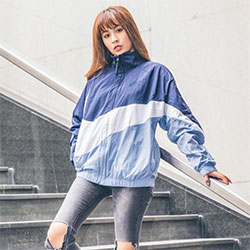 NIKE BIG SWOOSH Jacket NSW 藍色 大勾 風衣