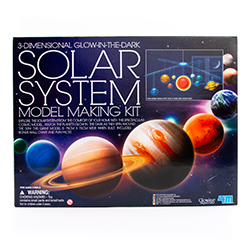 3D Glow-In-The-Dark Solar System Model Kit