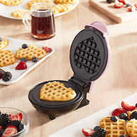 Dash Mini Heart-Shaped Waffle Maker