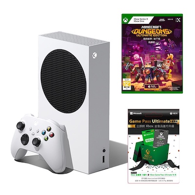 微軟Xbox S系列遊戲主機+GP+遊戲片