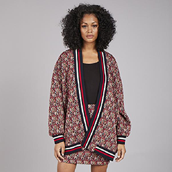 Diamonds Jacquard Cardigan