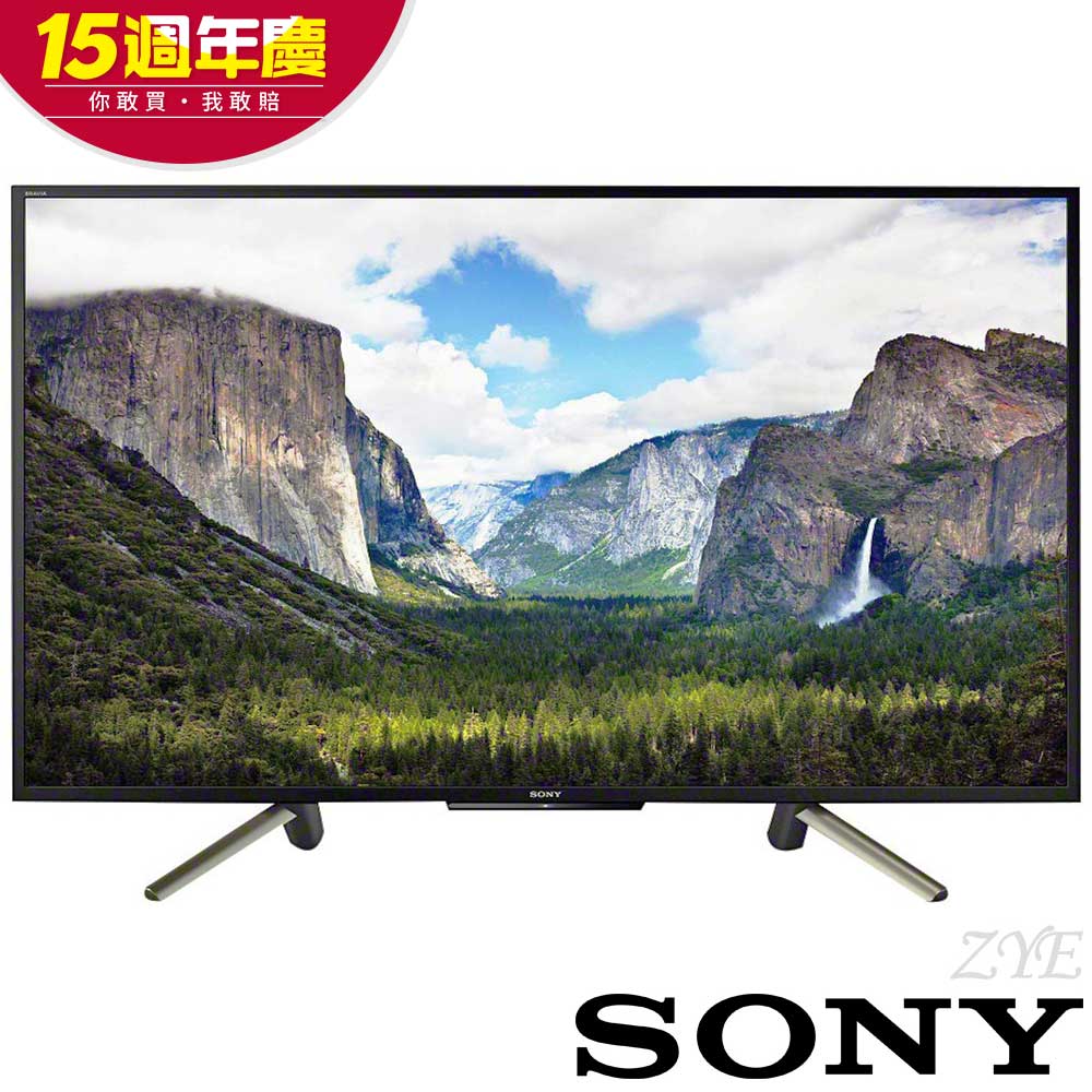 SONY 43吋 FHD 連網液晶電視