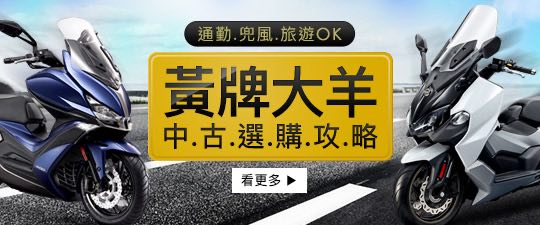 可通勤 可兜風 可旅遊！ 黃牌大羊中古選購攻略