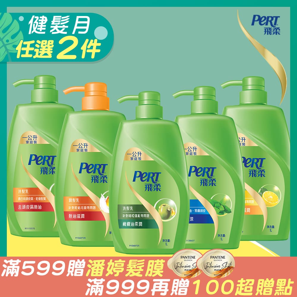 飛柔 洗髮乳1000ml 2入組