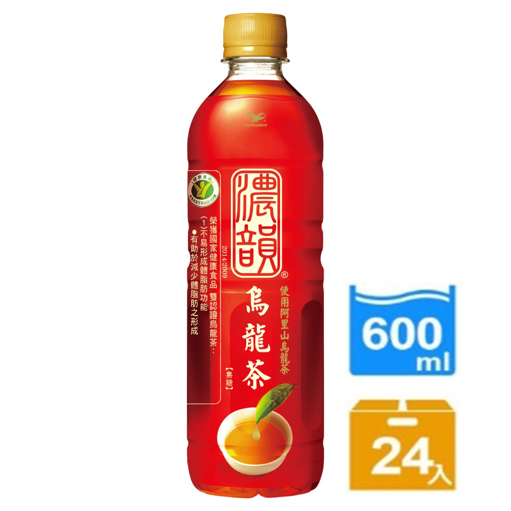 濃韻 烏龍茶(600mlx24入)