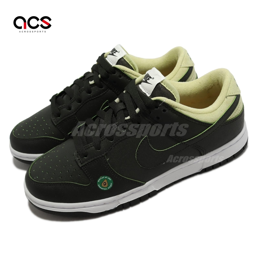 Nike 休閒鞋Wmns Dunk Low LX 女鞋綠黑酪梨Avocado 水果DM7606-300