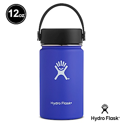 美國Hydro Flask 真空保溫寬口鋼瓶355ml 藍梅紫