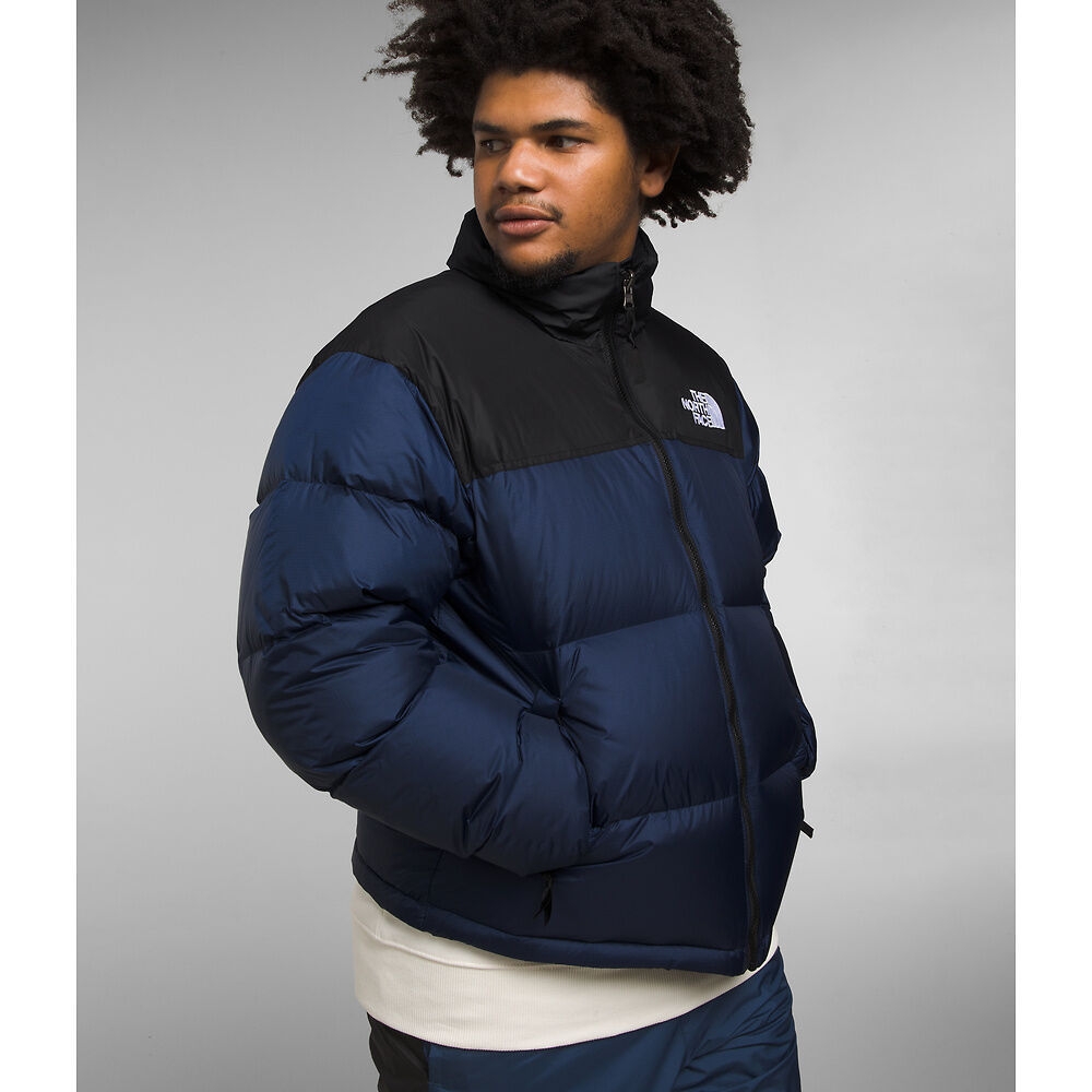 The North Face M 1996 RETRO NUPTSE JACKET 男羽絨外套-藍黑-NF0A3C8D92A