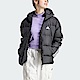 Adidas W ESS M D HO J [HZ8483] 女 羽絨外套 連帽 運動 休閒 冬季 保暖 防潑水 黑 product thumbnail 1