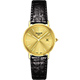 TISSOT 天梭 官方授權 18K金 Goldrun 石英錶-金x黑/29mm T9222101602100 product thumbnail 1