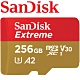 SanDisk 256GB Extreme U3 microSDXC V30 A2 記憶卡 product thumbnail 1