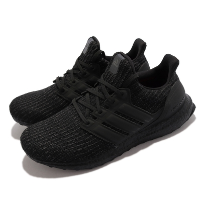 adidas 慢跑鞋 Ultraboost 4 DNA 男鞋 愛迪達 襪套 避震 包覆 馬牌底 運動 全黑 GW2289