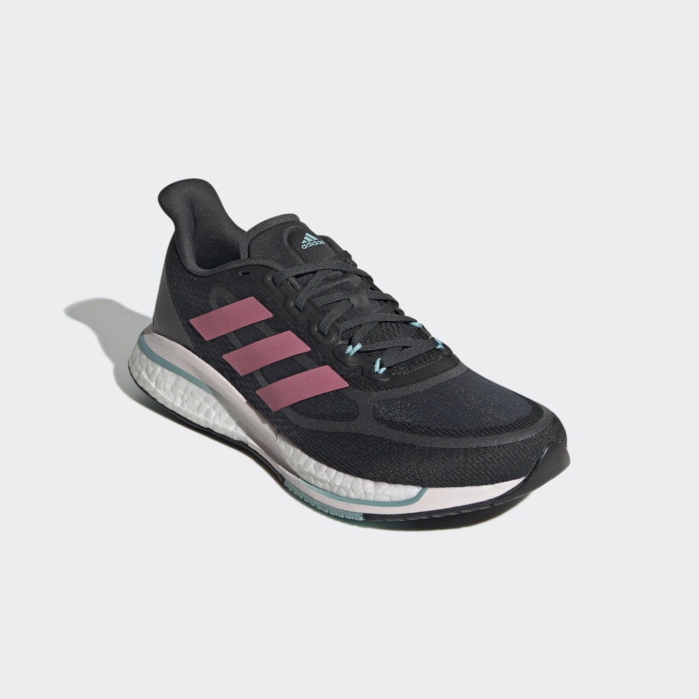 adidas 慢跑鞋 女鞋 運動鞋 緩震 SUPERNOVA + W 黑紫 S42720