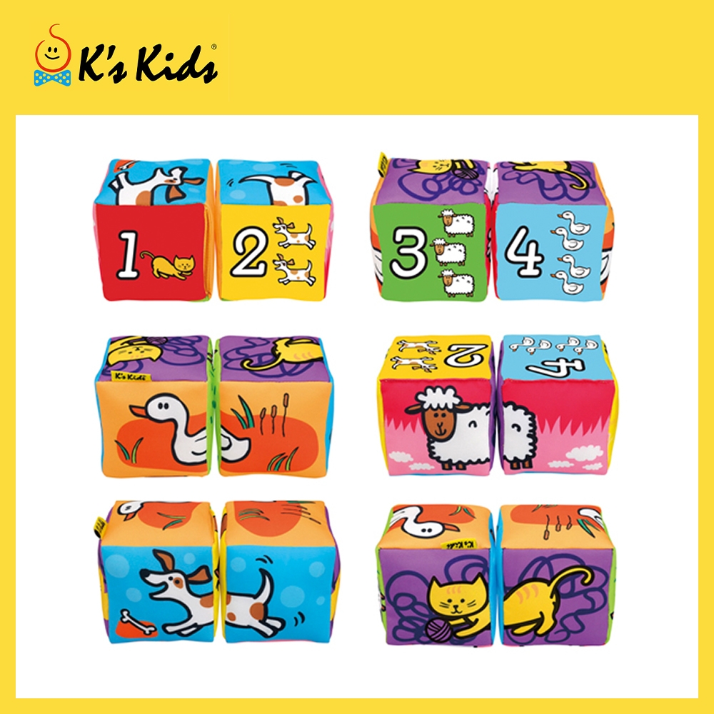 K's Kids 奇智奇思 有聲配對方塊-動物 Match and sound Blocks-Animals