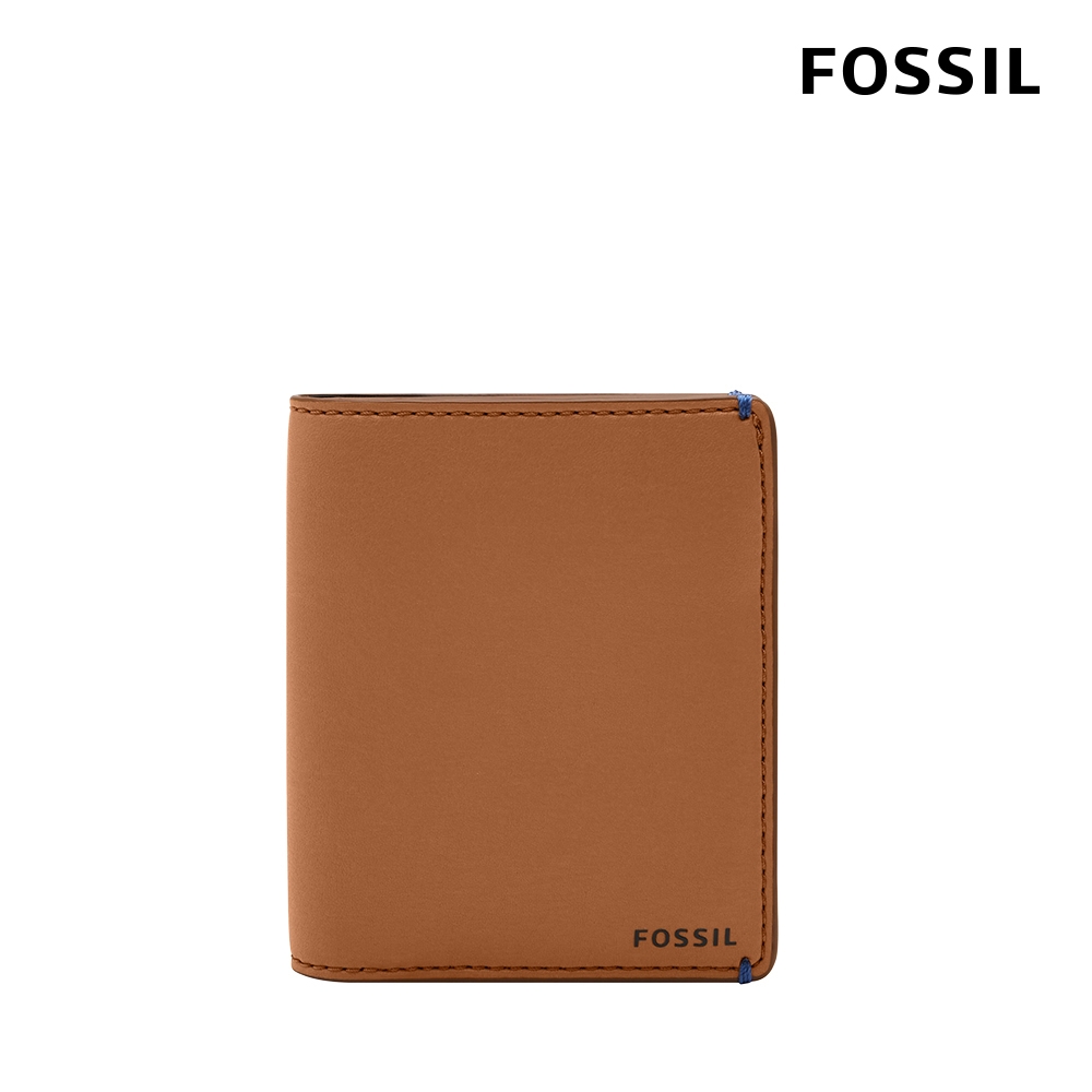 FOSSIL Joshua 仙人掌純素皮革皮夾-駝色 ML4462B231 (禮盒組附鐵盒)