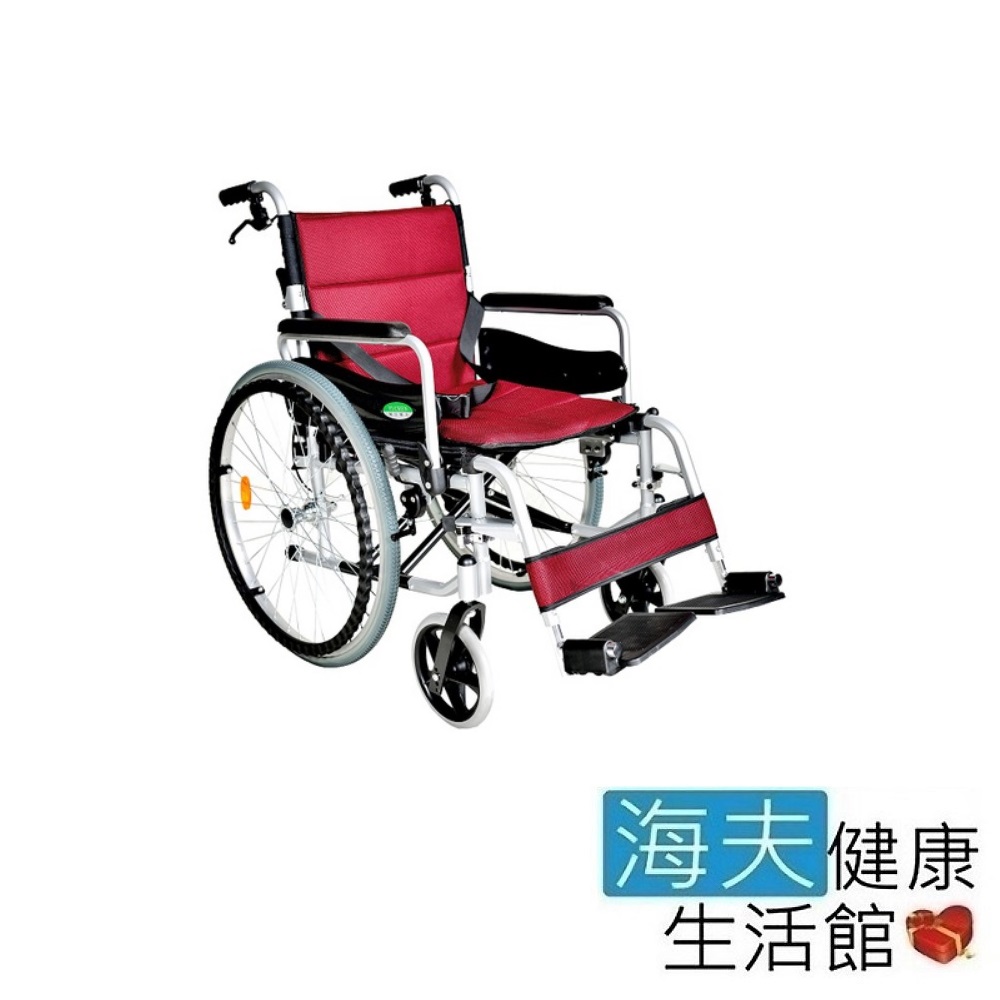頤辰億 機械式輪椅 未滅菌 海夫 頤辰24吋輪椅 鋁合金/大輪/可拆/復健式/B款附加A款功能 YC-925.2