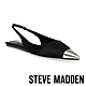 STEVE MADDEN-CENTRIC 拼接尖頭平底涼拖鞋-黑色 product thumbnail 1