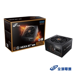 FSP 全漢 HEXA 85+ PRO 750W GEN5 銅牌 電源供應器(HA2-750,GEN5)