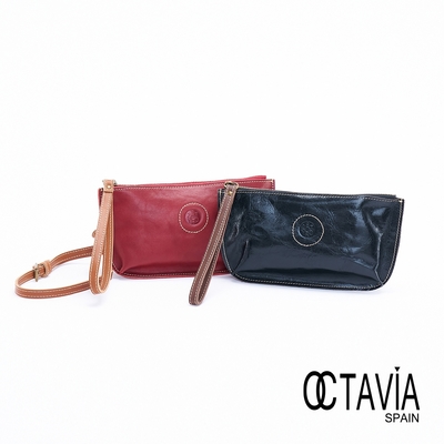 OCTAVIA8 真皮- 完美的一天 隨身梯型口袋式斜背小包