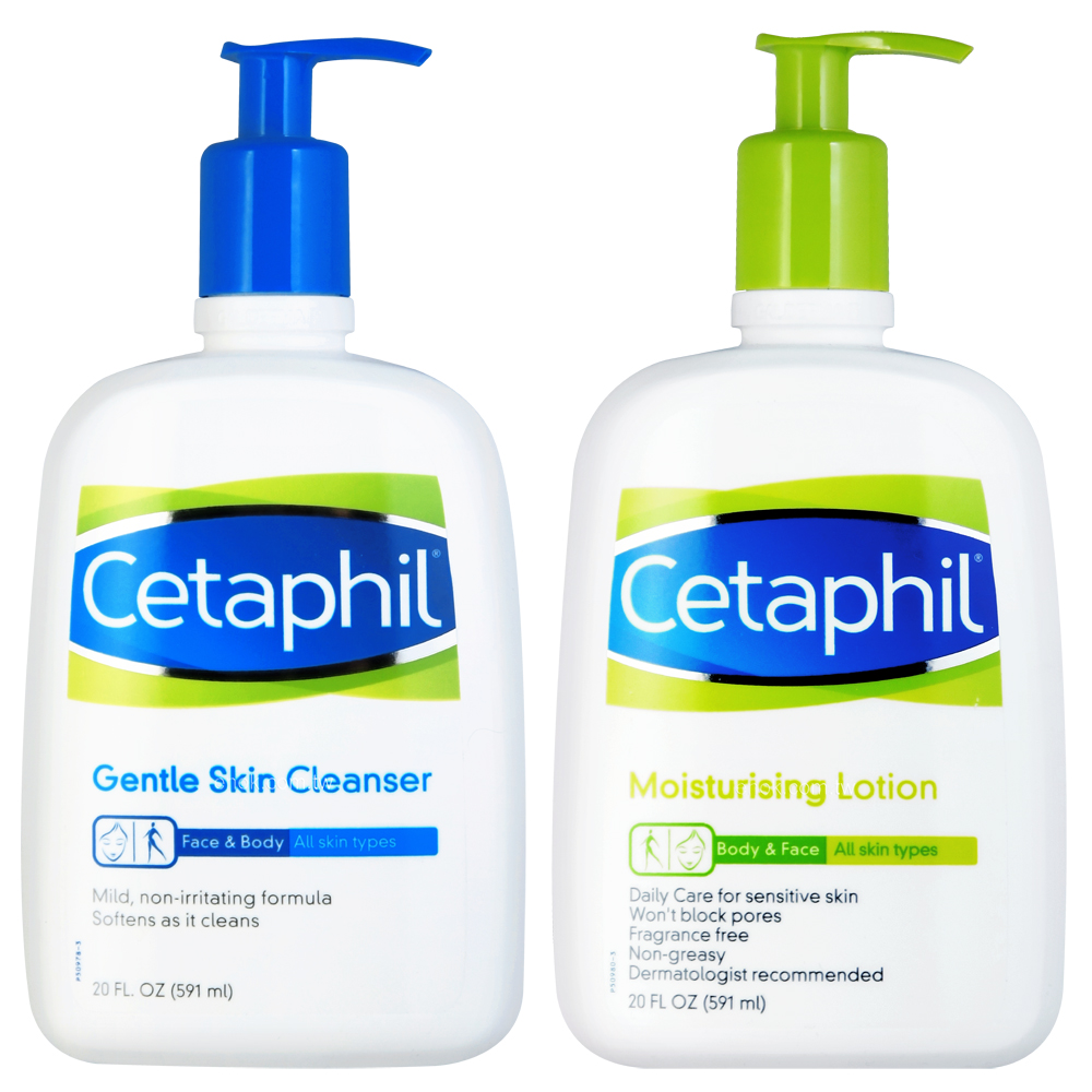 Cetaphil舒特膚 溫和清潔保濕組