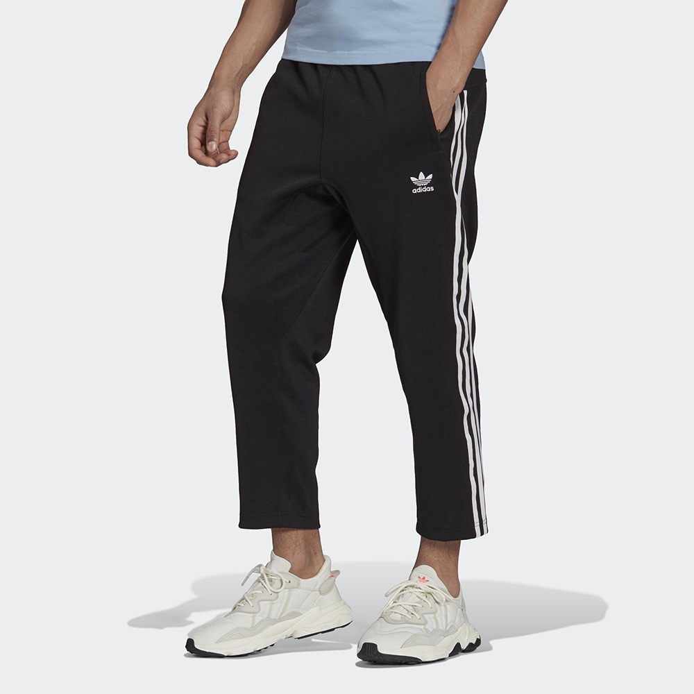 adidas 長褲 男款 運動長褲 九分褲 三葉草 國際碼 3-STRIPES 7/8 P 黑 H09121