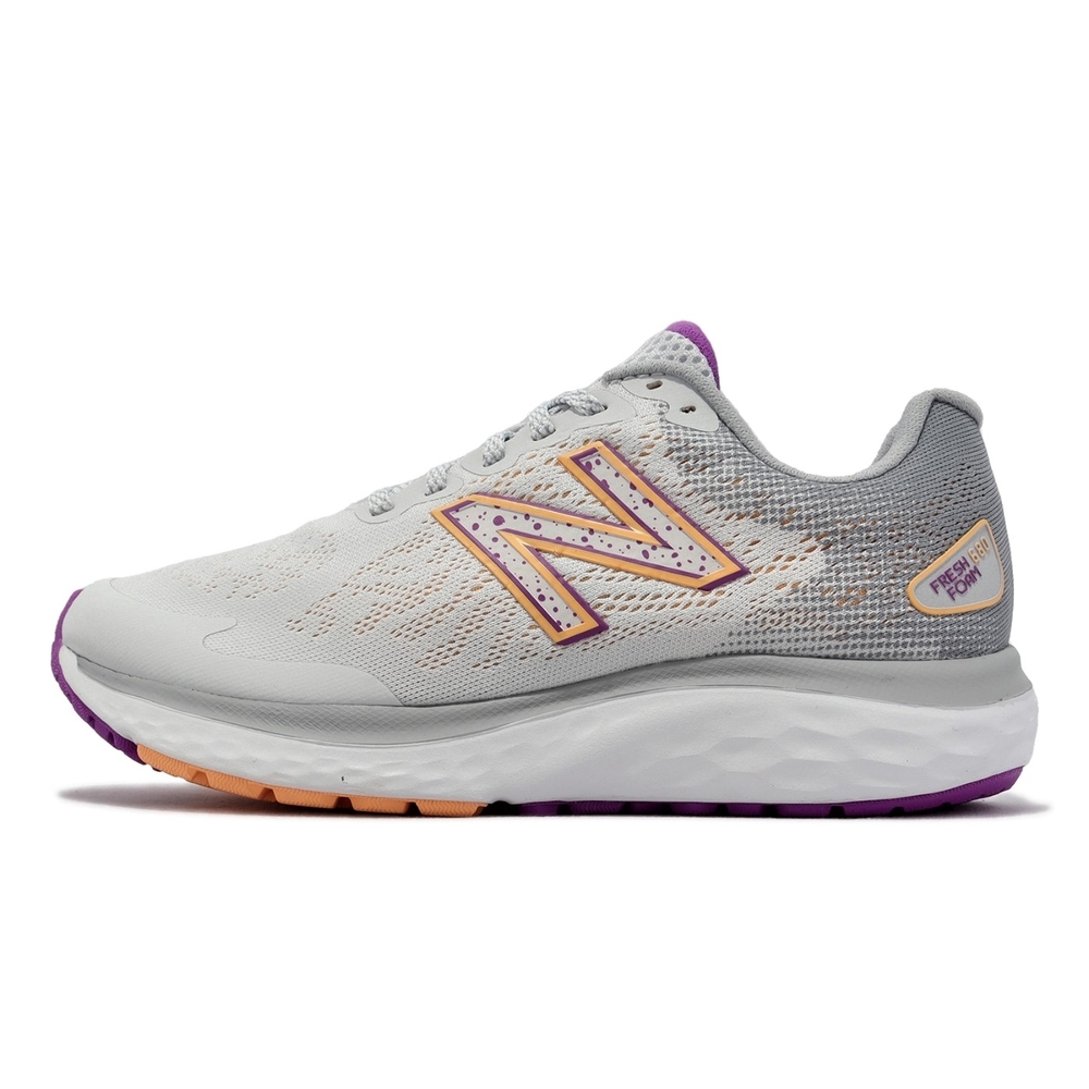 New Balance 680系列 女慢跑鞋-灰-W680GN7-D