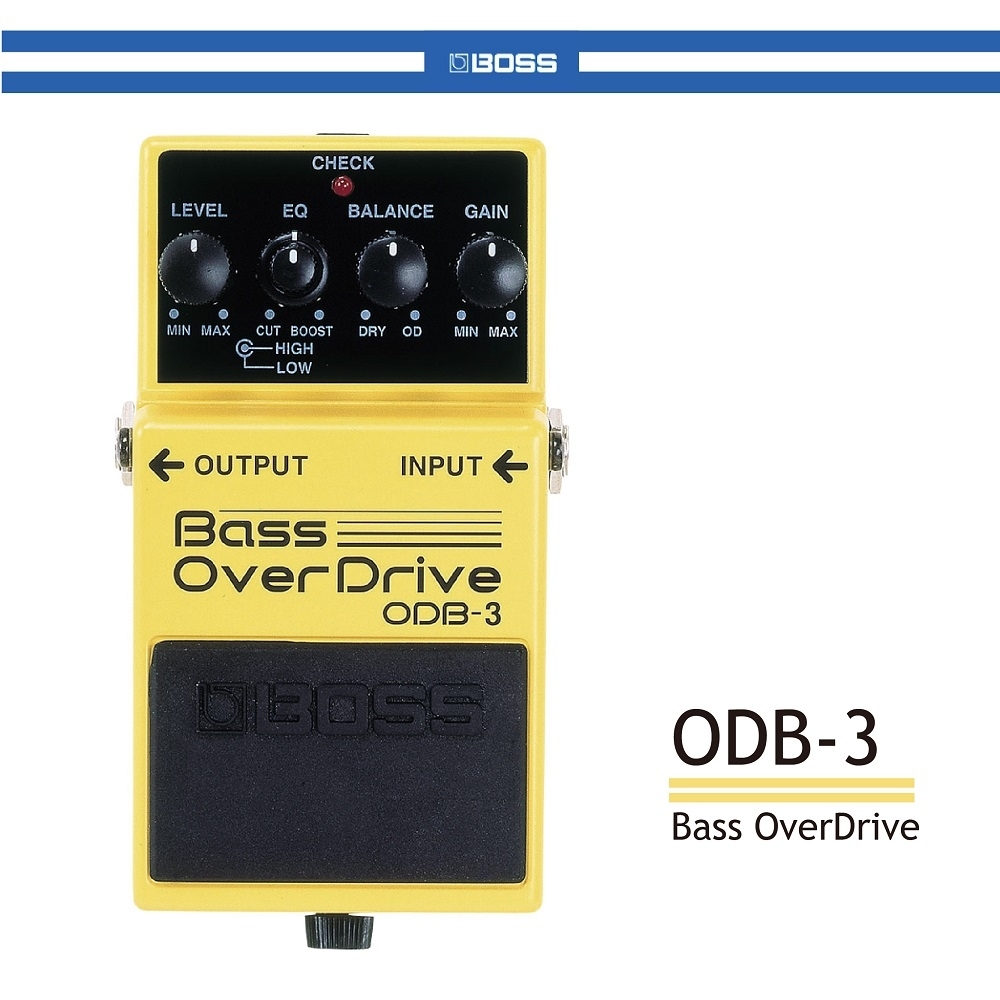BOSS ODB-3 貝斯破音效果器