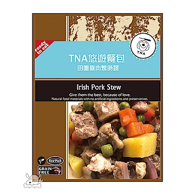 悠遊國際 T.N.A. 雙享煲餐包系列 田園豚肉燉時蔬 150g x 10包