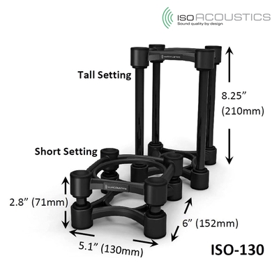 IsoAcoustics ISO-130 喇叭架 避震腳架