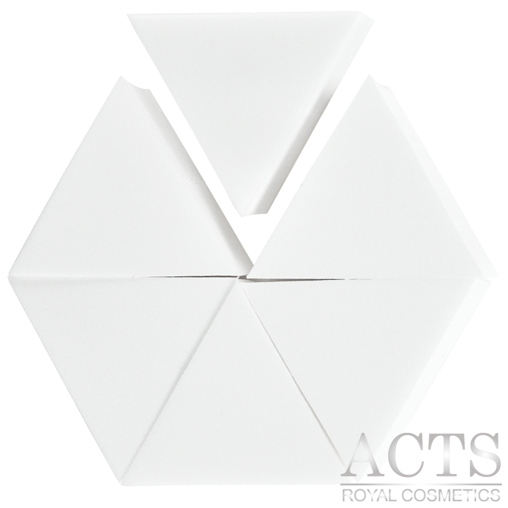 ACTS 維詩彩妝 高密度Q海綿 正三角形 6片入