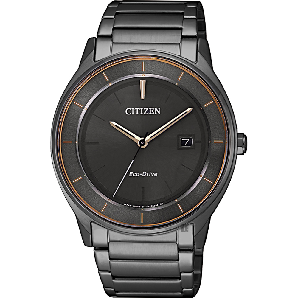 CITIZEN 星辰 光動能城市手錶-灰/40mm BM7407-81H