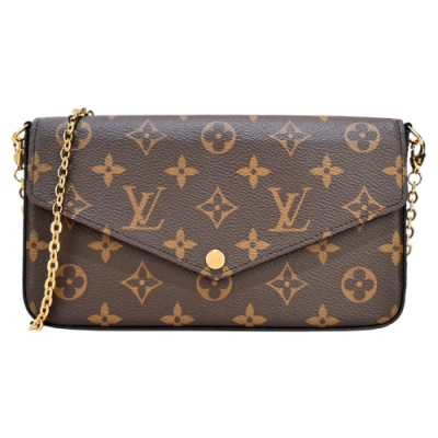 Shop Louis Vuitton MONOGRAM Félicie Strap & Go (M80091) by