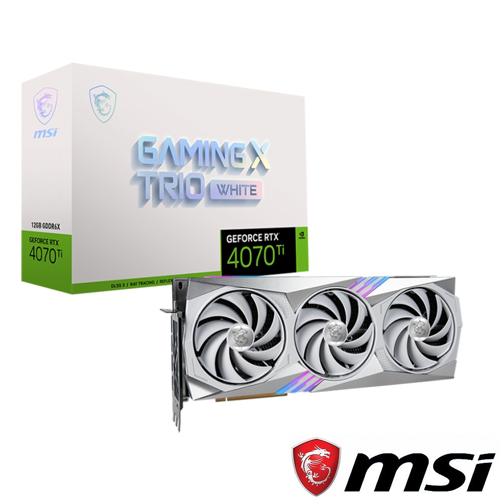 微星RTX 4070 Ti GAMING X TRIO 12G WHITE 顯示卡| RTX 30系列| Yahoo