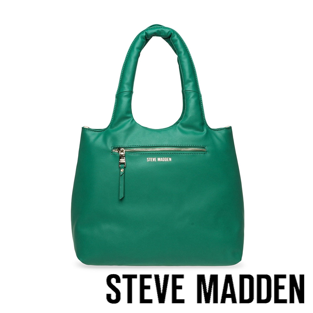 STEVE MADDEN-BORBIT 素面胖胖托特包-綠色