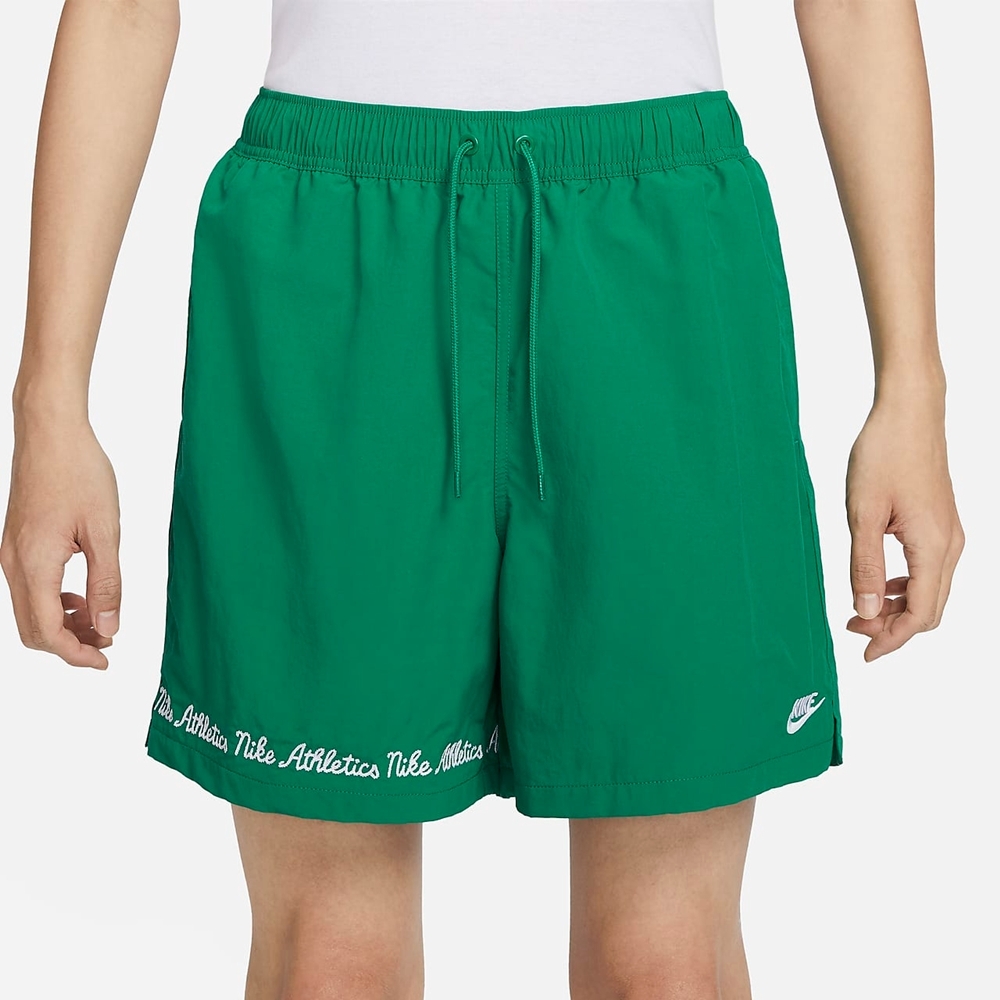 NIKE AS M NK CLUB FLOW SHORT VRSTY 男運動短褲-綠-FV5662365