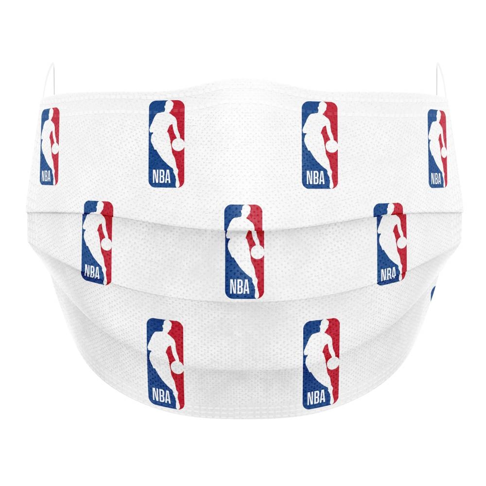 NBA授權 三層式拋棄口罩 NBA 單色-CP0010009