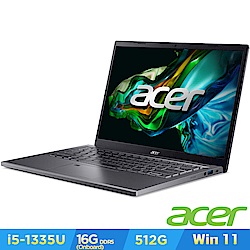 Acer 宏碁 Aspire 5 A514-56M-55H0 14吋輕薄筆電(i5-1335U/16G/512G/Win11)