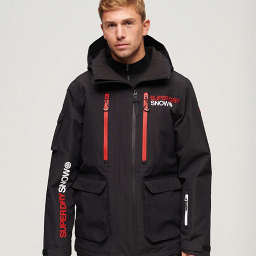 SUPERDRY 男裝 滑雪外套 Ski Ultimate Rescue 黑