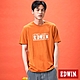 EDWIN 網路獨家 模型LOGO短袖T恤-中性-黃褐色 product thumbnail 1