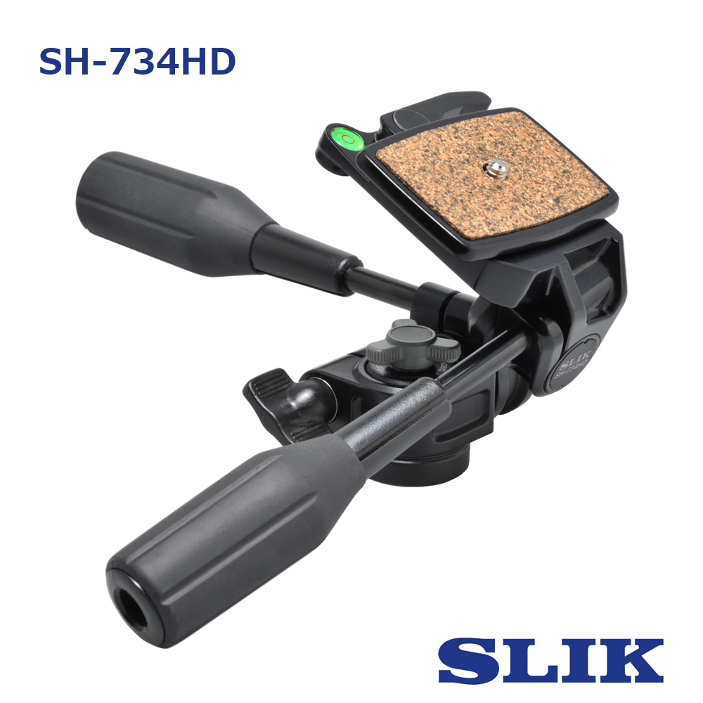 日本 SLIK SH-734HD BK 三向雲台