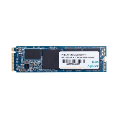 Apacer 宇瞻AS2280P4 512GB M.2 PCIe Gen3 x4 SSD固態硬