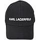 KARL LAGERFELD K/Essential 字母刺繡棉質棒球帽(黑色) product thumbnail 1