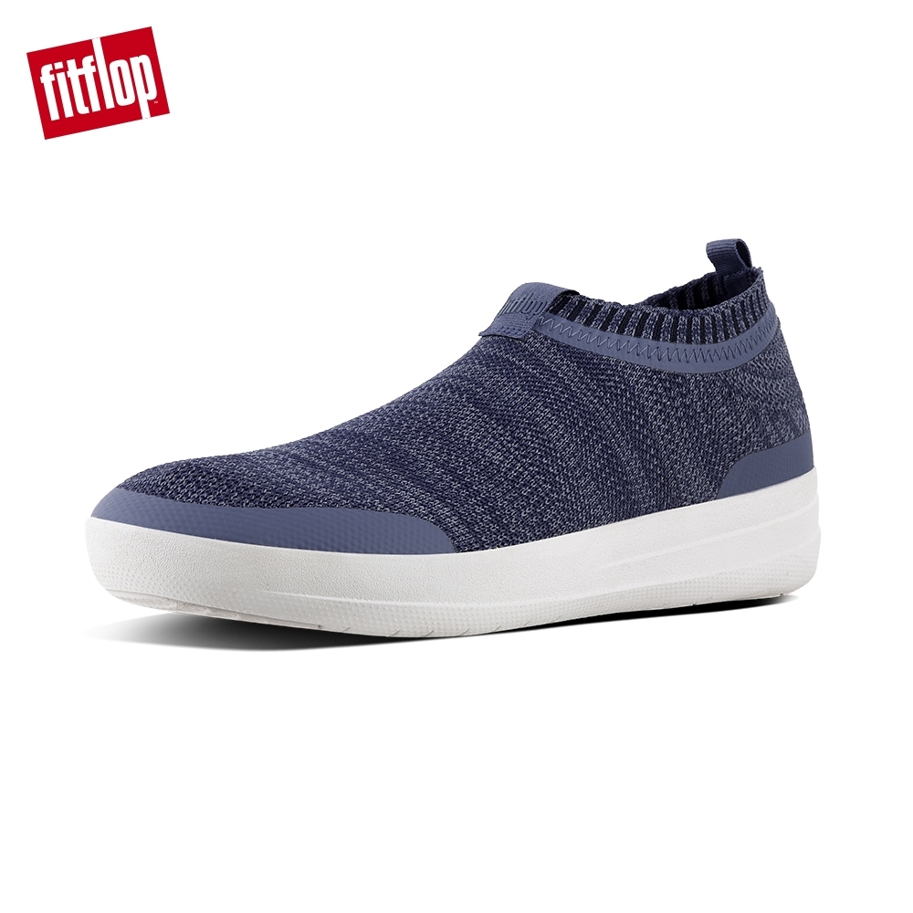 FitFlop UBERKNIT SLIP-ON SNEAKERS 粉藍