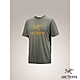 Arcteryx 始祖鳥 男 Arc'Word LOGO 短袖休閒Tee 糧草綠 product thumbnail 1