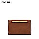 FOSSIL Liza 輕巧型真皮短夾-棕色 SL7986200 product thumbnail 1